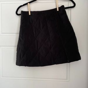 H&M Black Winter Skirt